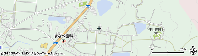 香川県三豊市豊中町笠田笠岡162周辺の地図