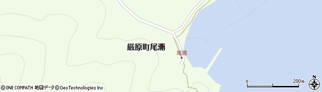 長崎県対馬市厳原町尾浦周辺の地図