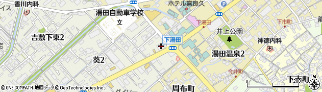 山口銀行湯田支店 ＡＴＭ周辺の地図