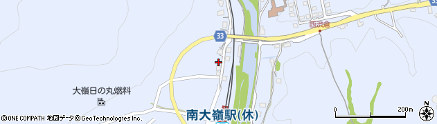 山口県美祢市大嶺町西分195周辺の地図