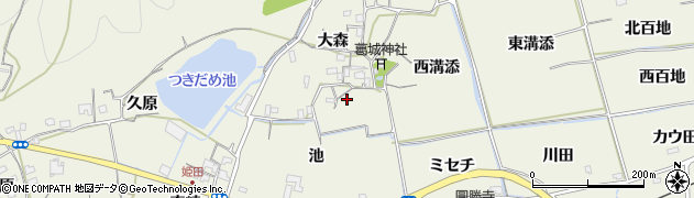 徳島県鳴門市大麻町姫田周辺の地図