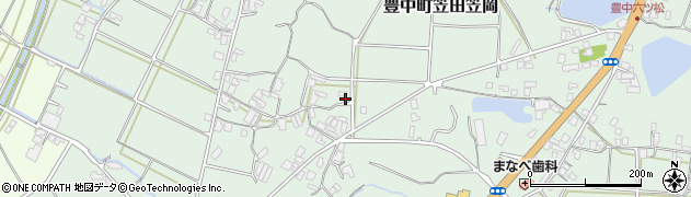 香川県三豊市豊中町笠田笠岡2946周辺の地図