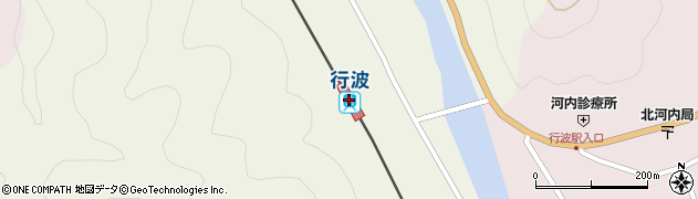 行波駅周辺の地図