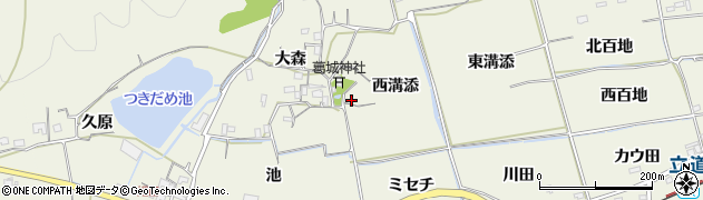徳島県鳴門市大麻町姫田（西溝添）周辺の地図