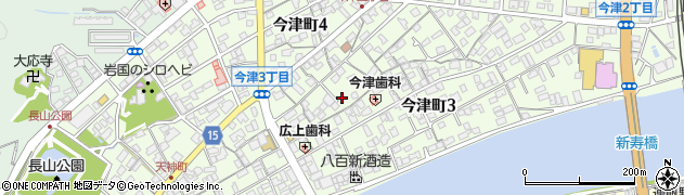山口県岩国市今津町周辺の地図
