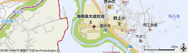 和歌山県立海南高等学校大成校舎周辺の地図