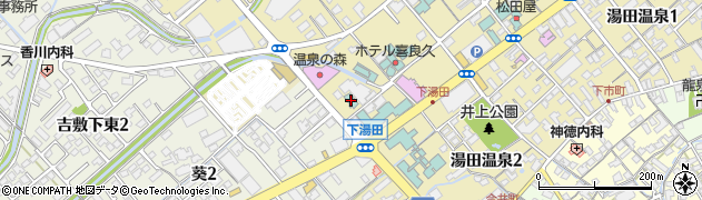 グリーンリッチホテル山口湯田温泉周辺の地図