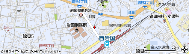 岩国錦見郵便局 ＡＴＭ周辺の地図