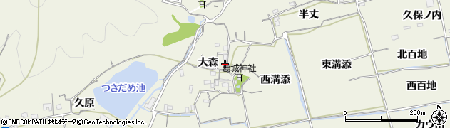 徳島県鳴門市大麻町姫田（大森）周辺の地図