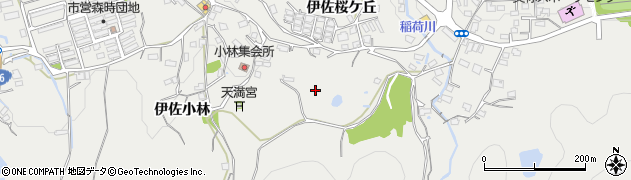 山口県美祢市伊佐町（伊佐小林）周辺の地図