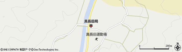 真長田郵便局周辺の地図