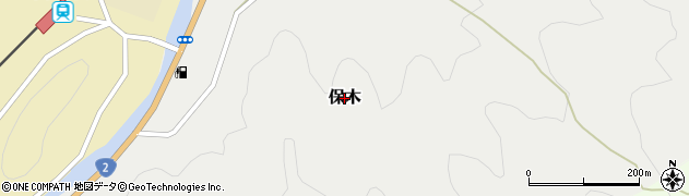山口県岩国市保木周辺の地図