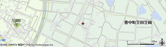 香川県三豊市豊中町笠田笠岡2831周辺の地図