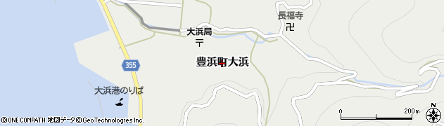 広島県呉市豊浜町大字大浜周辺の地図