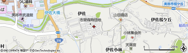 美祢警備保障株式会社周辺の地図