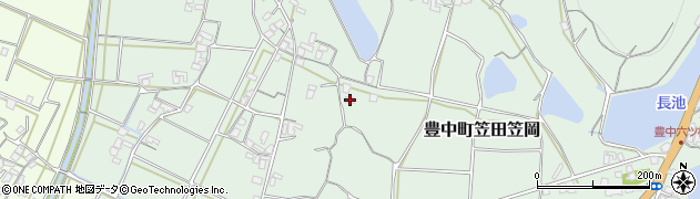 香川県三豊市豊中町笠田笠岡2782周辺の地図