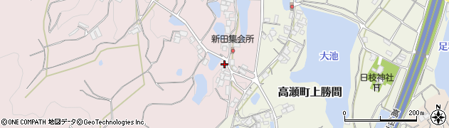 香川県三豊市高瀬町下勝間1166周辺の地図
