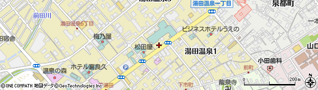 防長交通株式会社　湯田案内所周辺の地図