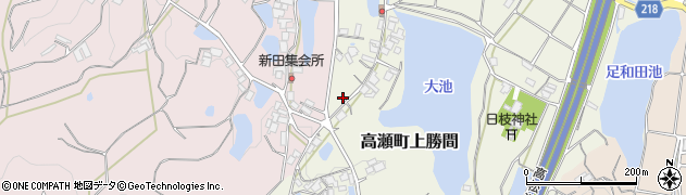 香川県三豊市高瀬町上勝間397周辺の地図