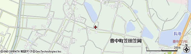 香川県三豊市豊中町笠田笠岡2763周辺の地図