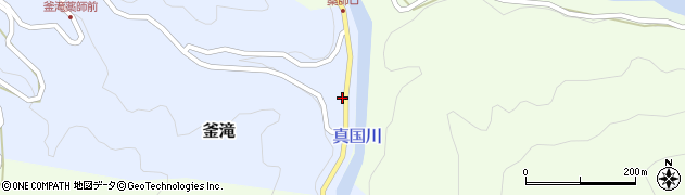 和歌山県海草郡紀美野町釜滝5周辺の地図