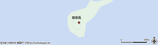 愛媛県越智郡上島町魚島瓢箪周辺の地図