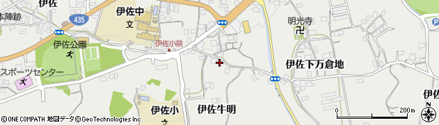 山口県美祢市伊佐町（伊佐牛明）周辺の地図