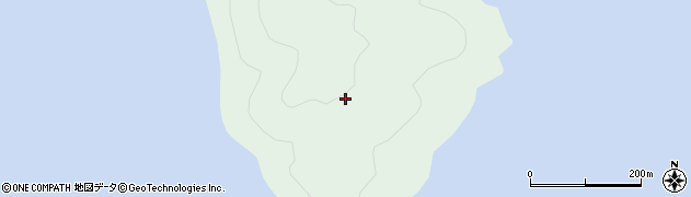 愛媛県越智郡上島町魚島江ノ島周辺の地図