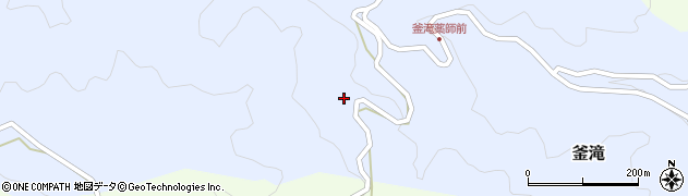 和歌山県海草郡紀美野町釜滝163周辺の地図