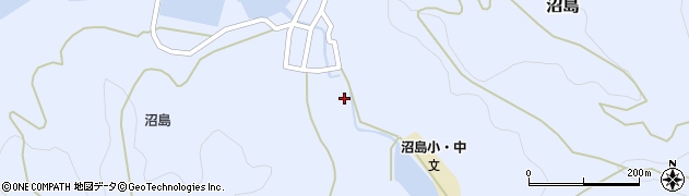 沼島教職員寮周辺の地図