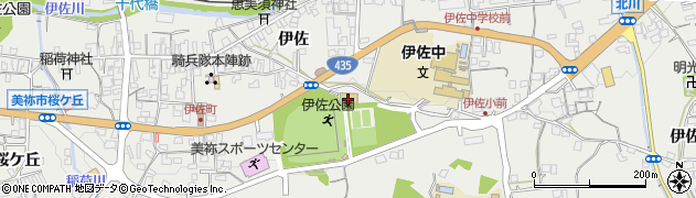 美祢市立　伊佐保育園周辺の地図