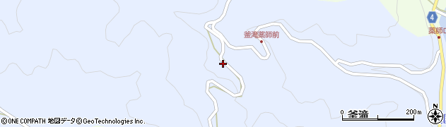 和歌山県海草郡紀美野町釜滝286周辺の地図