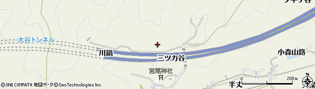 徳島県鳴門市大麻町姫田（三ツカ谷）周辺の地図