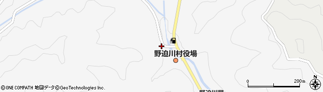 野迫川村役場前周辺の地図