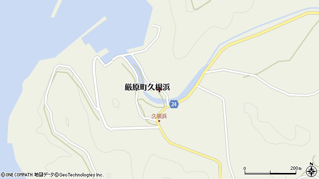 〒817-0244 長崎県対馬市厳原町久根浜の地図