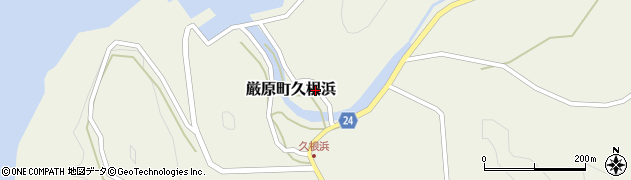長崎県対馬市厳原町久根浜周辺の地図