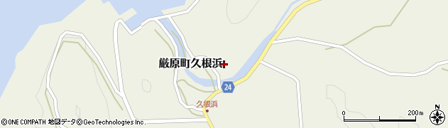 長崎県対馬市厳原町久根浜119周辺の地図