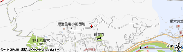 和歌山県紀美野町（海草郡）小畑周辺の地図