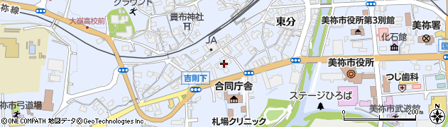 ＪＡ山口県美祢周辺の地図