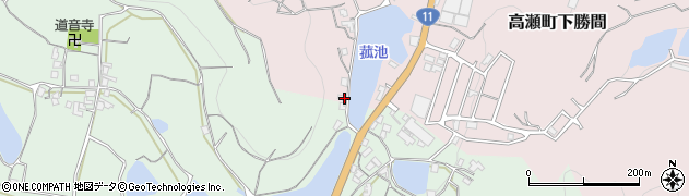 香川県三豊市高瀬町下勝間1737周辺の地図