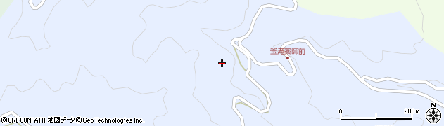 和歌山県海草郡紀美野町釜滝157周辺の地図