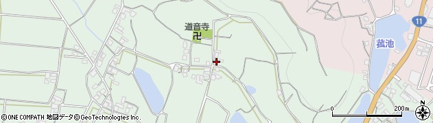 香川県三豊市豊中町笠田笠岡3442周辺の地図