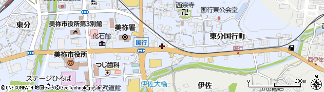 美祢構内タクシー株式会社周辺の地図