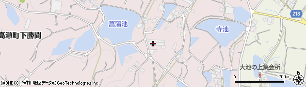 香川県三豊市高瀬町下勝間956周辺の地図