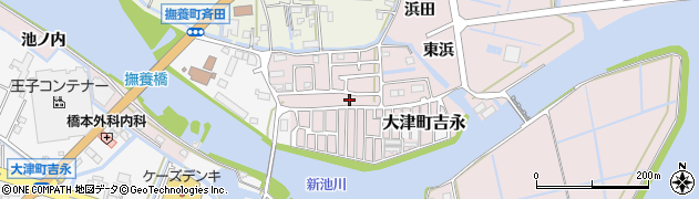 徳島県鳴門市撫養町南浜東浜9周辺の地図
