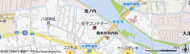 王子コンテナー株式会社　徳島工場周辺の地図