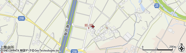 香川県三豊市高瀬町上勝間940周辺の地図