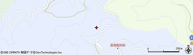 和歌山県海草郡紀美野町釜滝219周辺の地図