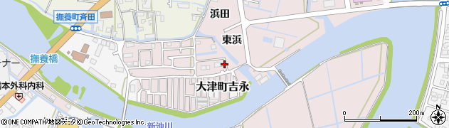 徳島県鳴門市撫養町南浜東浜3周辺の地図