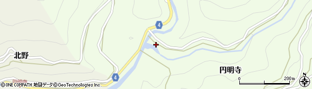 紀美野町役場　細野診療所周辺の地図